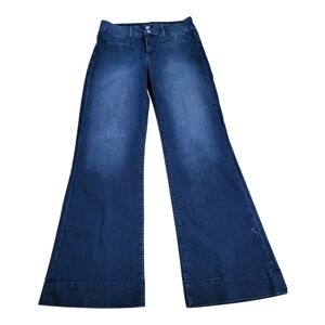 Fidelity aloe mid rise super wide leg jeans